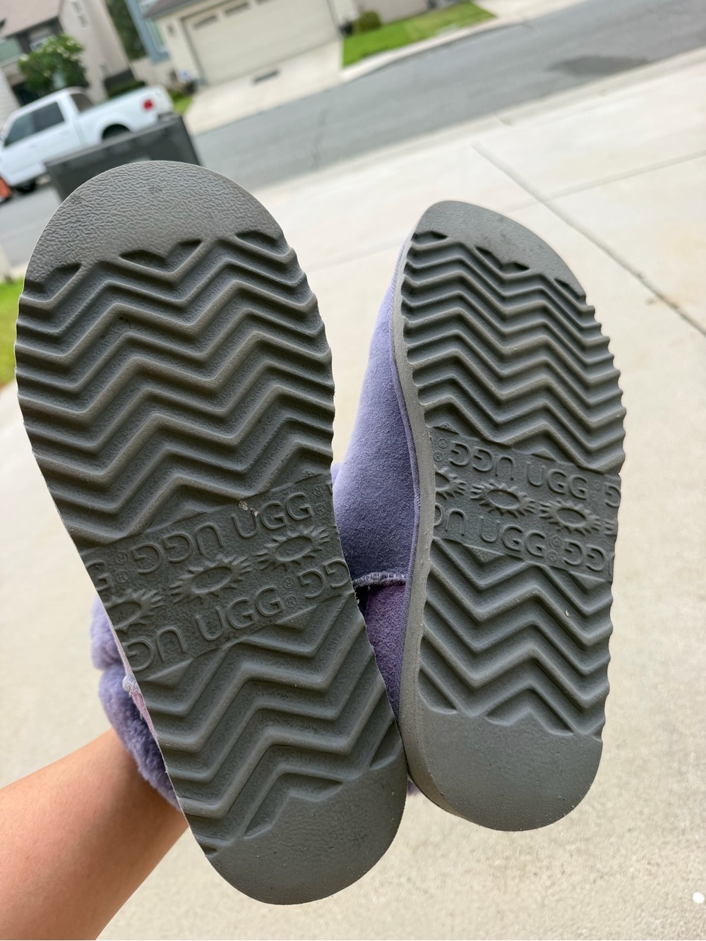 UGG purple suede boots - Picture 6 of 10